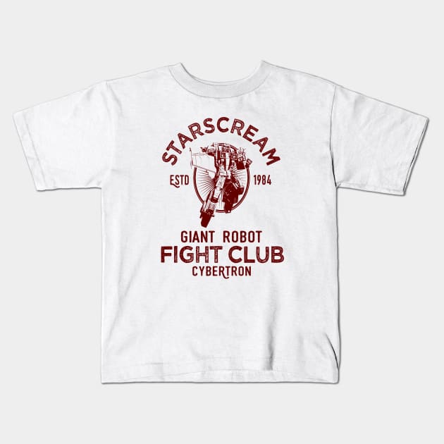 STARSCREAM : Transformers GEN 1 - robot fight club Kids T-Shirt by ROBZILLA